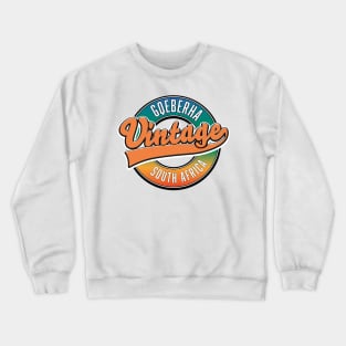 Gqeberha south africa vintage logo. Crewneck Sweatshirt